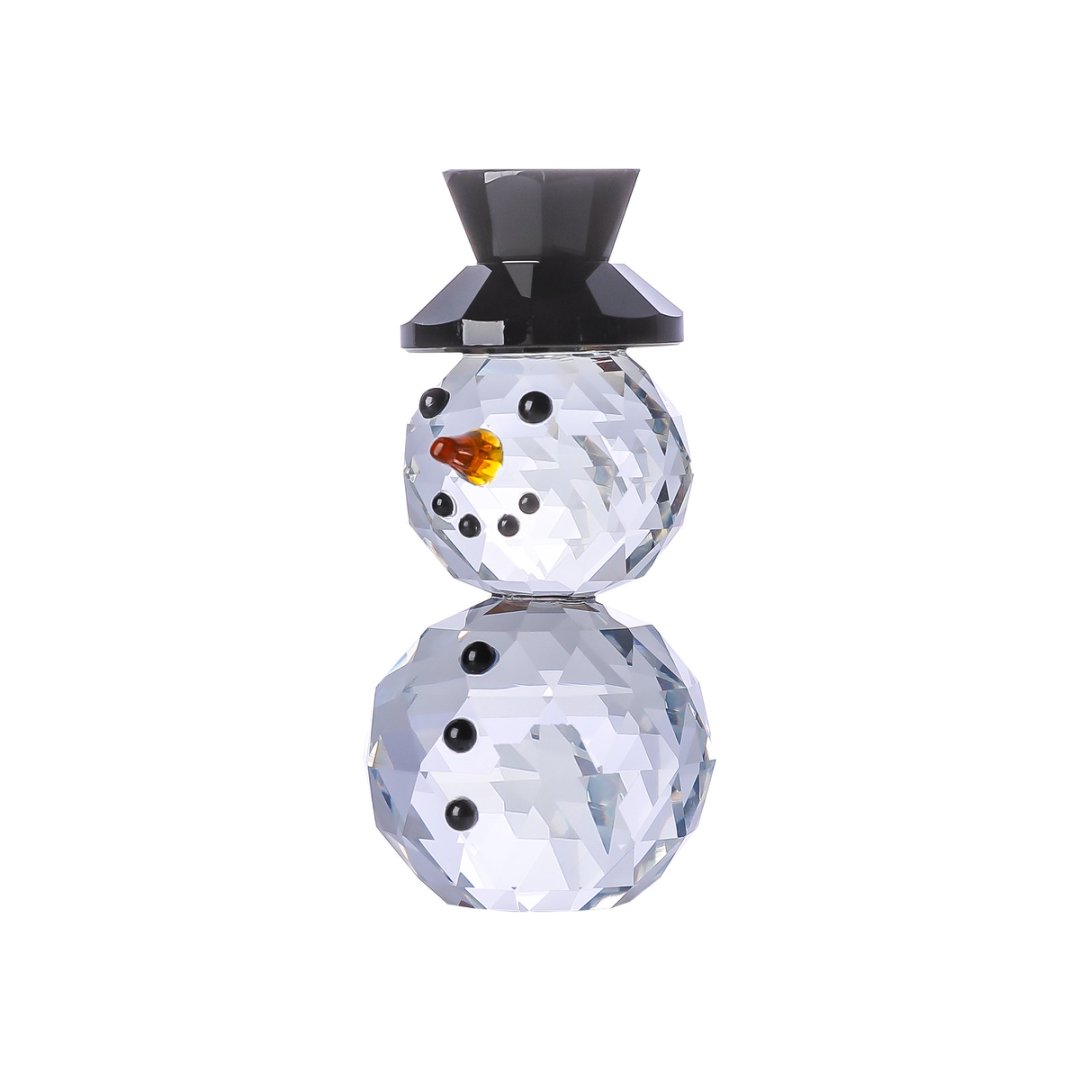 Paper Weight Crystal - Figurines de bonhomme de neige en