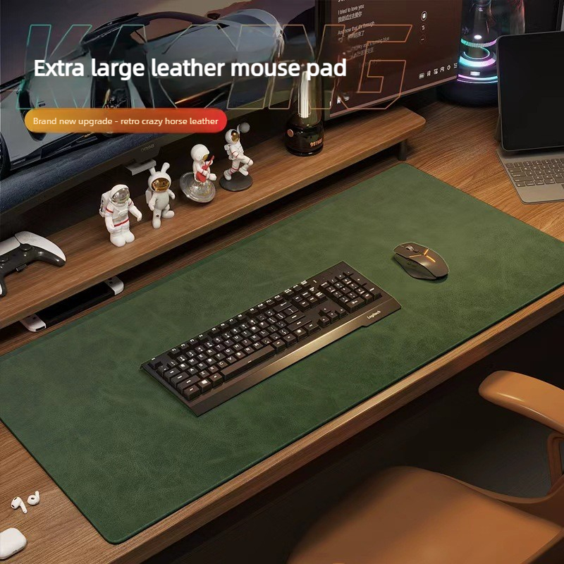 Leather Desk Pad - Tapis de souris en PU texturé