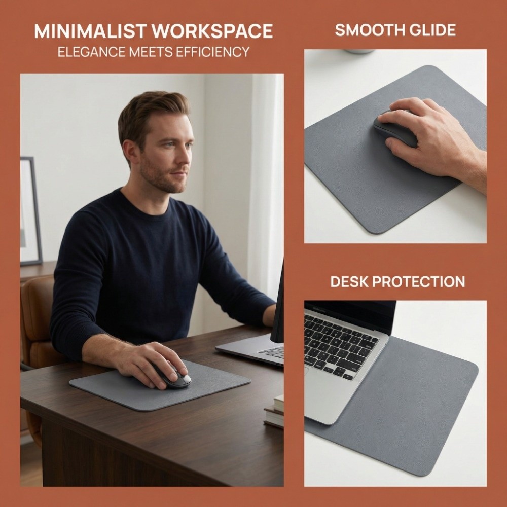 Tapis de souris en cuir de hau - Leather Desk Pad avis et prix