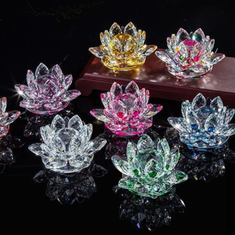 Figurine Fleur de Lotus en Cri - Paper Weight Crystal avis et prix