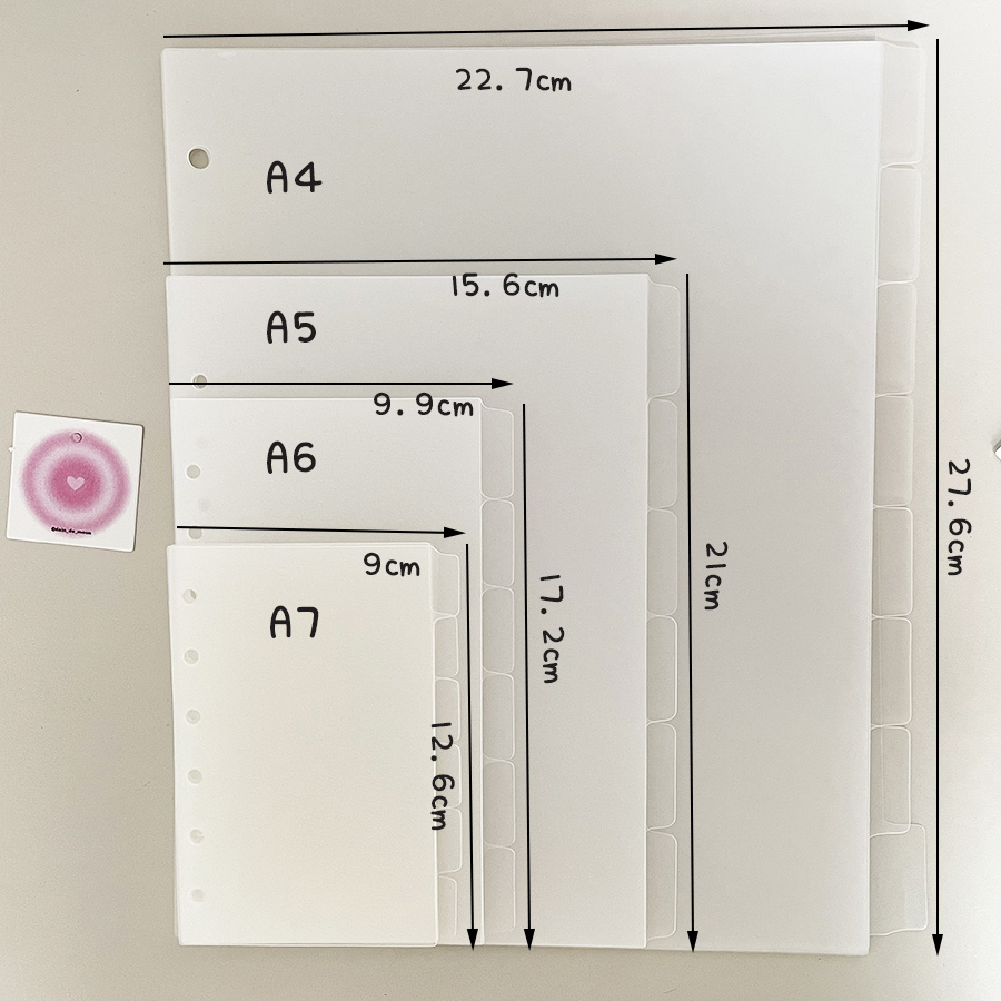 Séparateur d'anneaux A4/A5/A6/ - Binder A4 Lever avis et prix